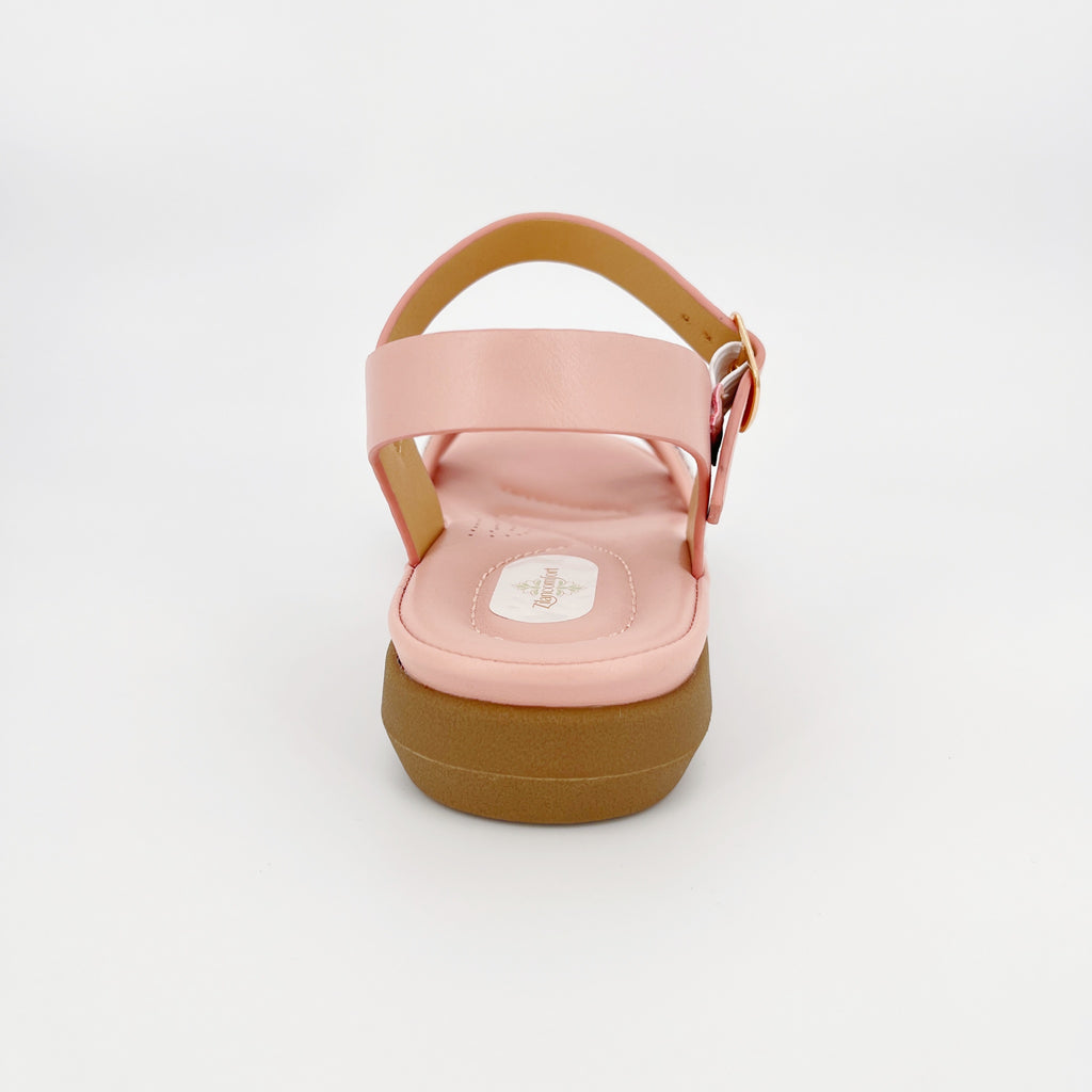ZC Girls' Butterfly Pearl Crystal Flat Sandals – Wholesale | Comfort Fit | Anti-Slip | Multi-Color Options