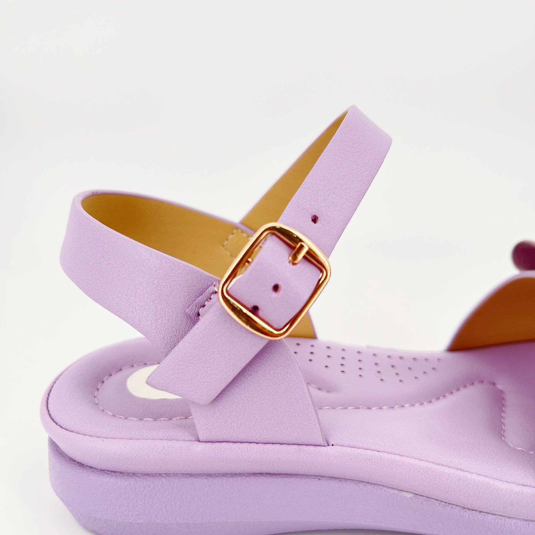 ZC Girls' Full-Crystal Bow Platform Sandals – Wholesale | Comfort Fit | Anti-Slip | Multi-Color Options