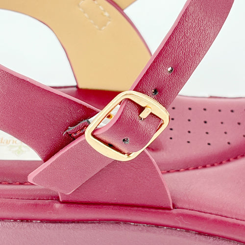 Women's Cross-Strap Tonal Crystal Flat Sandals | Wholesale
