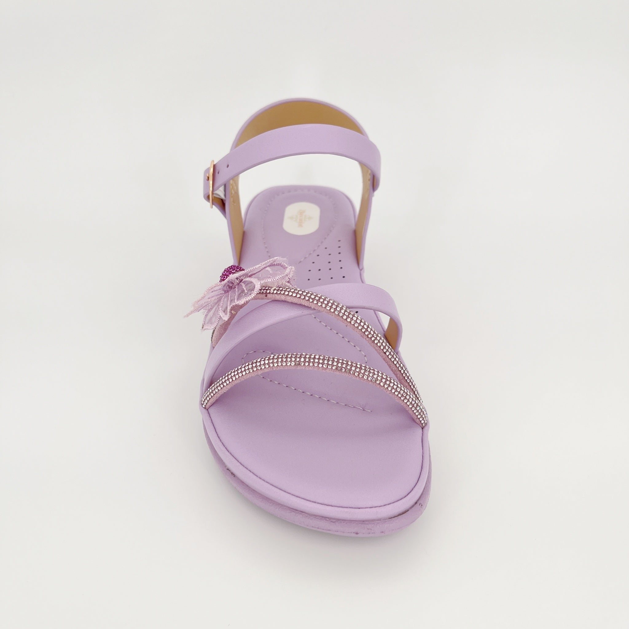 ZC Women's Floral Embroidered Rhinestone Flat Sandals – Wholesale | Comfort Fit | Multi-Color Options