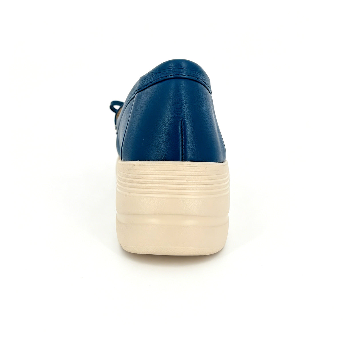 Mocasín Loafer Perforado de Mujer con Lazo y Suela de Plataforma | Zapatillas Planas Transpirables al Por Mayor | Multicolor | EU 35–41