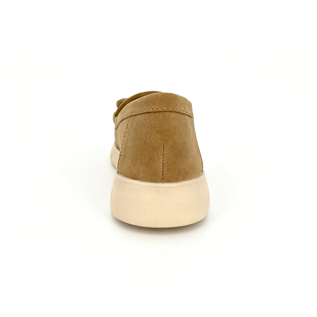 Women's Round-Toe Moccasin Loafer with Leather Bow Tie & Sporty Platform Sole | Wholesale Comfort Flats | Multi-Color | EU 35–41