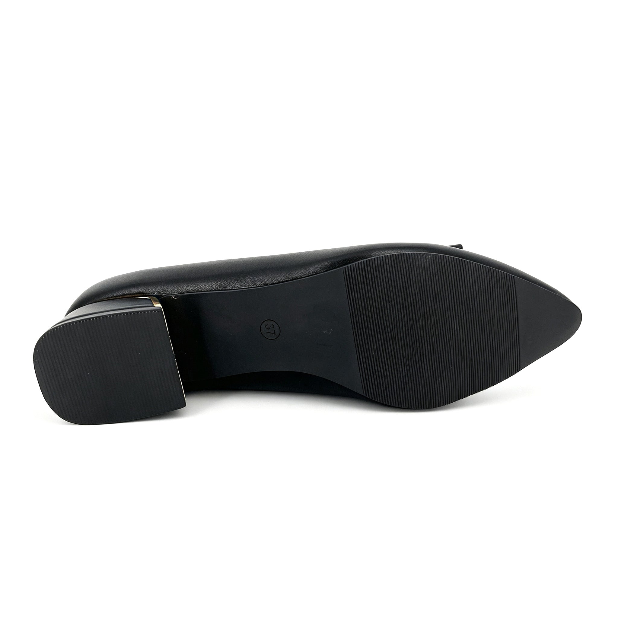 Women's Pointed-Toe Low Block Heel Pumps with Bow Detail | Wholesale Comfort Heels | Multi-Color | EU 35–41