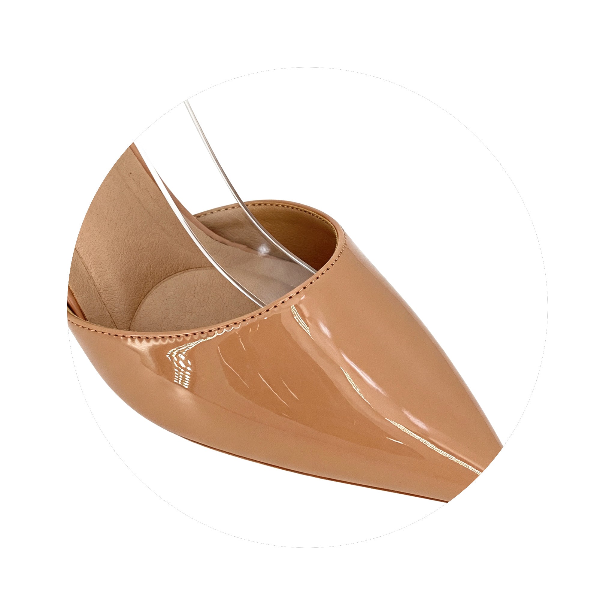 Zapatos de tacón de bloque de charol para mujer con punta afilada | Correa cruzada al tobillo | D'Orsay | Venta al por mayor | Multicolor | Tallas EU 35–41