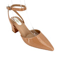 Zapatos de tacón de bloque de charol para mujer con punta afilada | Correa cruzada al tobillo | D'Orsay | Venta al por mayor | Multicolor | Tallas EU 35–41