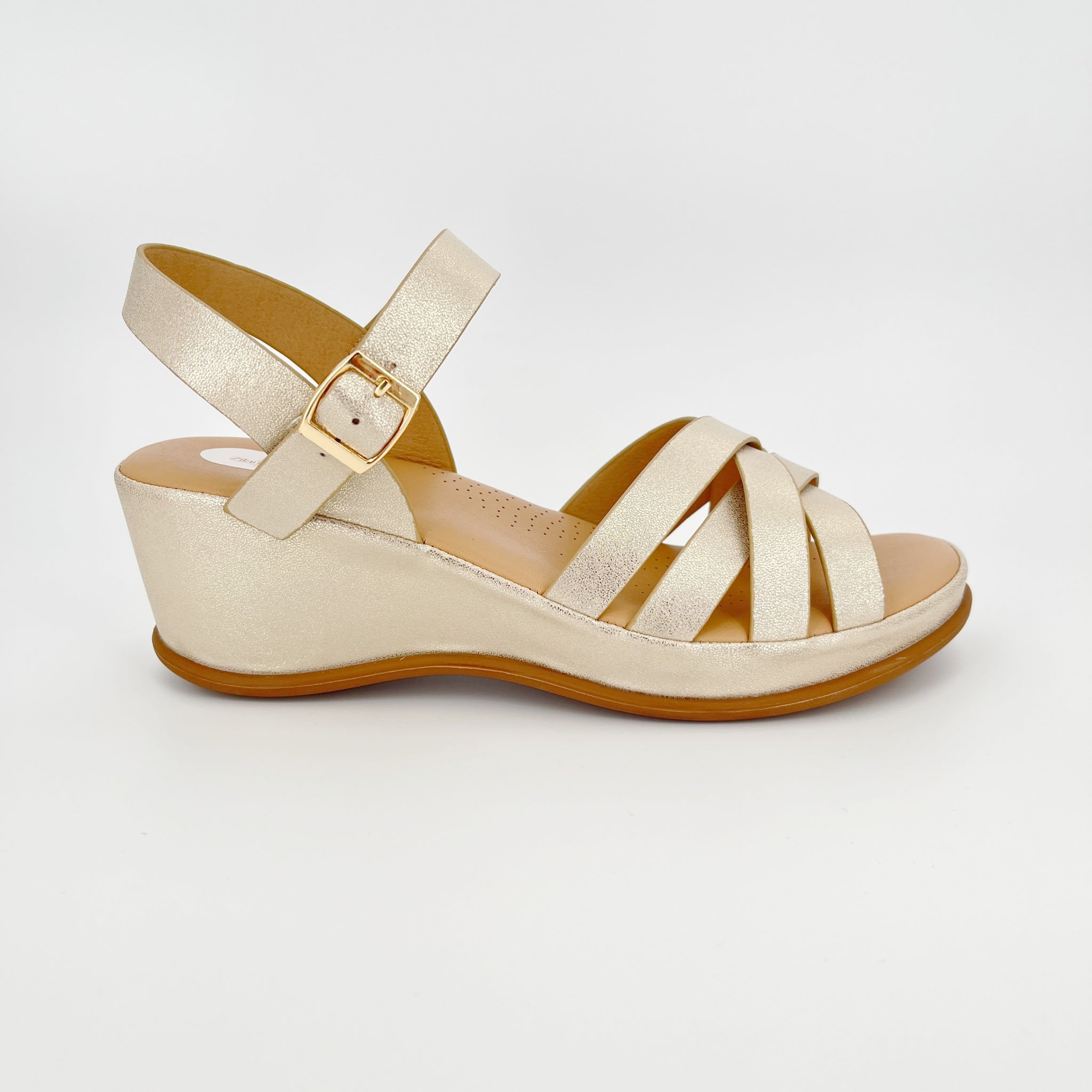 ZC Women's Woven Cross-Strap Wedge Sandals – Wholesale | Comfort Fit | Multi-Color Options