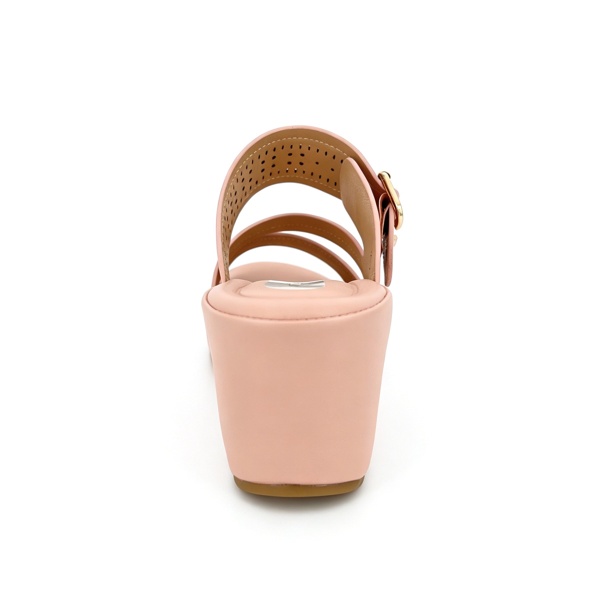 Women's Perforated Wide-Strap Wedge Sandals | Wholesale Platform Slide | Multi-Color | EU 35–41