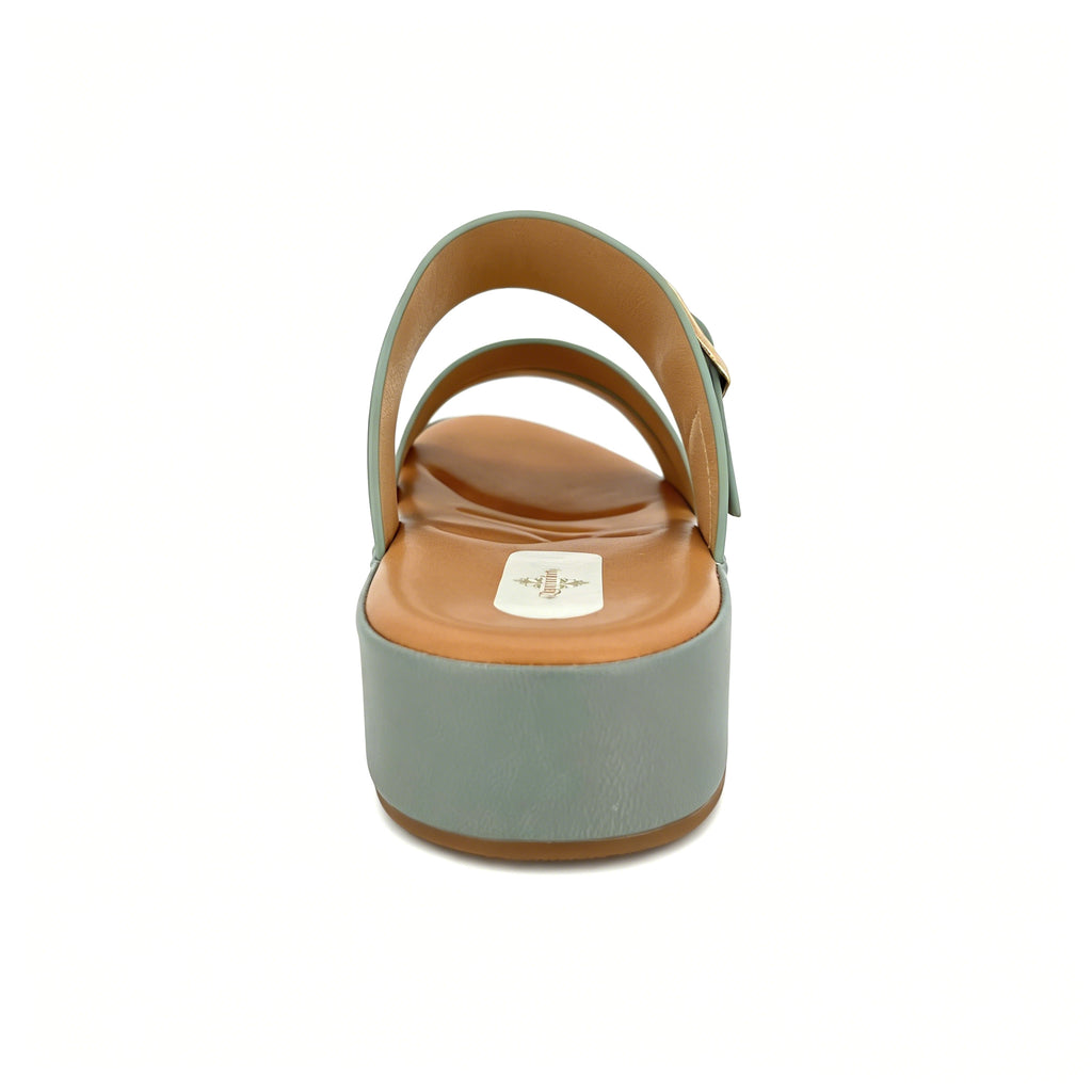 Women's Double-Strap Platform Slide Sandals | Wholesale Wedge Mule | Multi-Color | EU 35–41