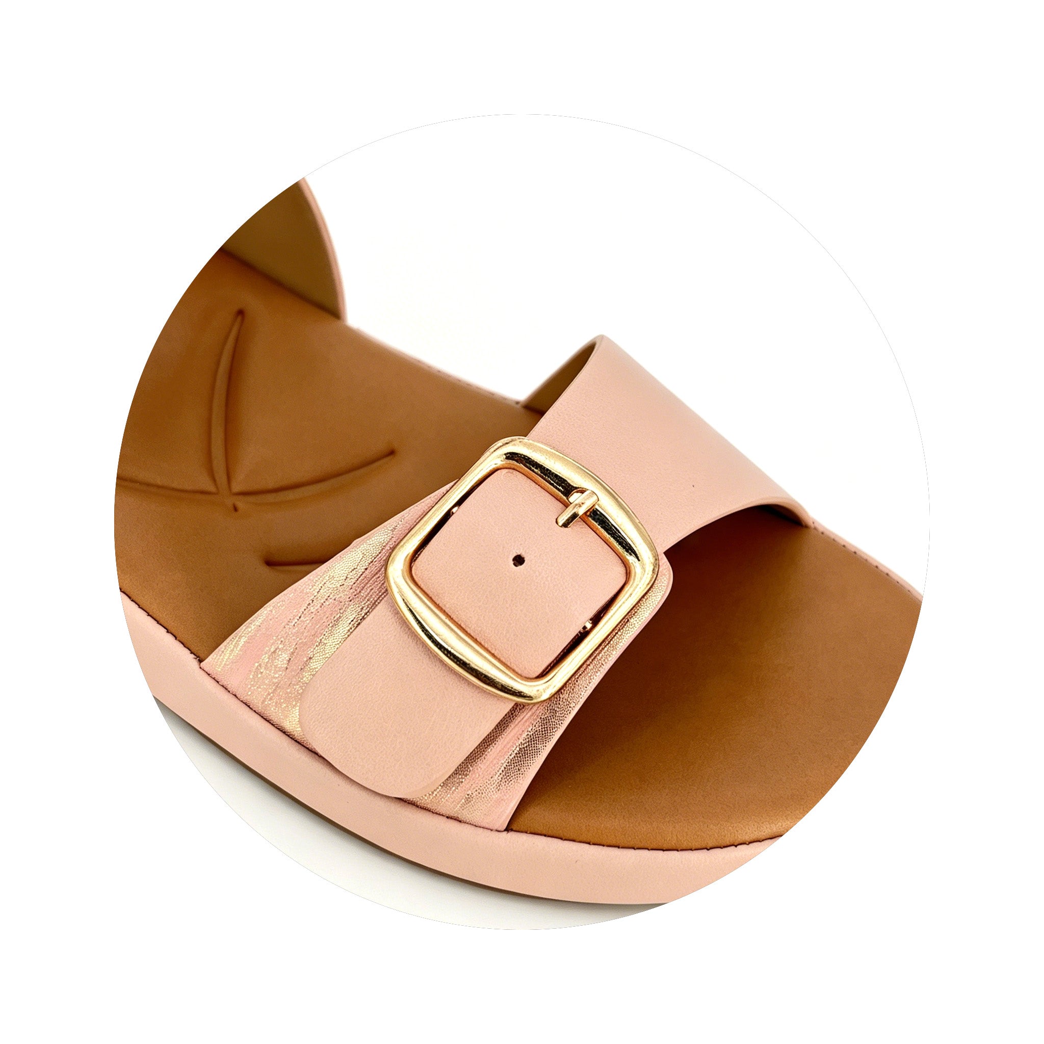 Women's Dual-Buckle Double-Strap Platform Wedge Sandals | Wholesale Comfort Sandal | Multi-Color | EU 35–41