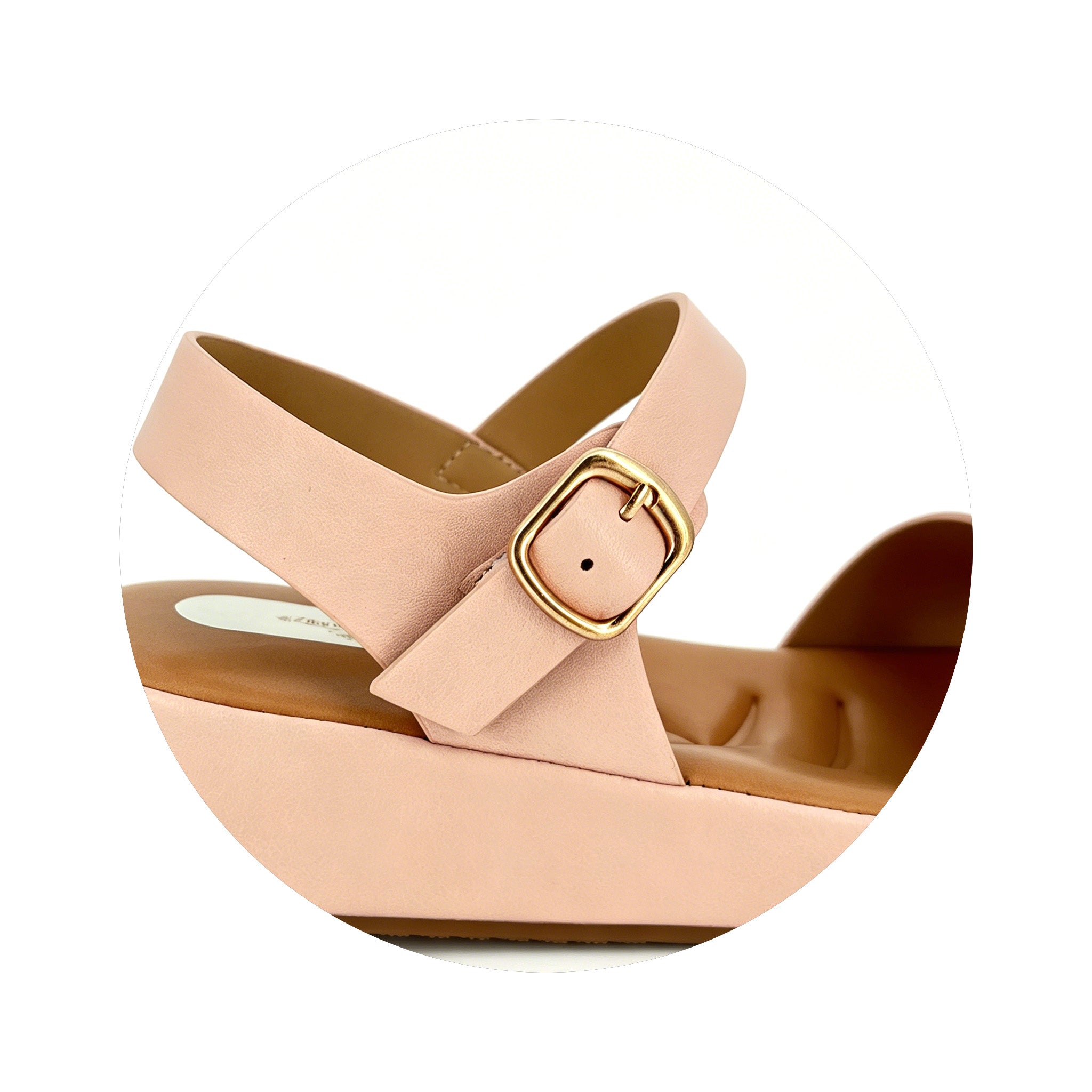 Women's Dual-Buckle Double-Strap Platform Wedge Sandals | Wholesale Comfort Sandal | Multi-Color | EU 35–41