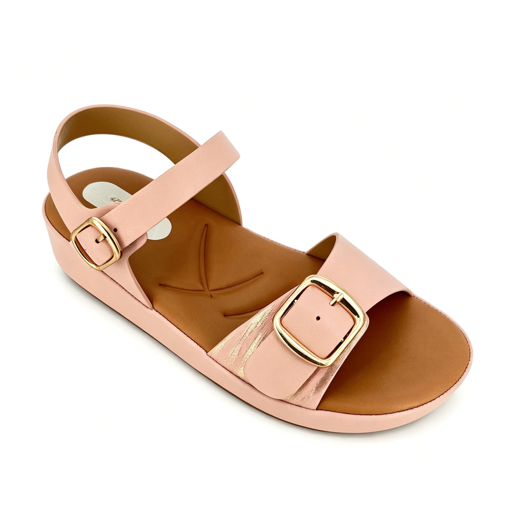 Women's Dual-Buckle Double-Strap Platform Wedge Sandals | Wholesale Comfort Sandal | Multi-Color | EU 35–41