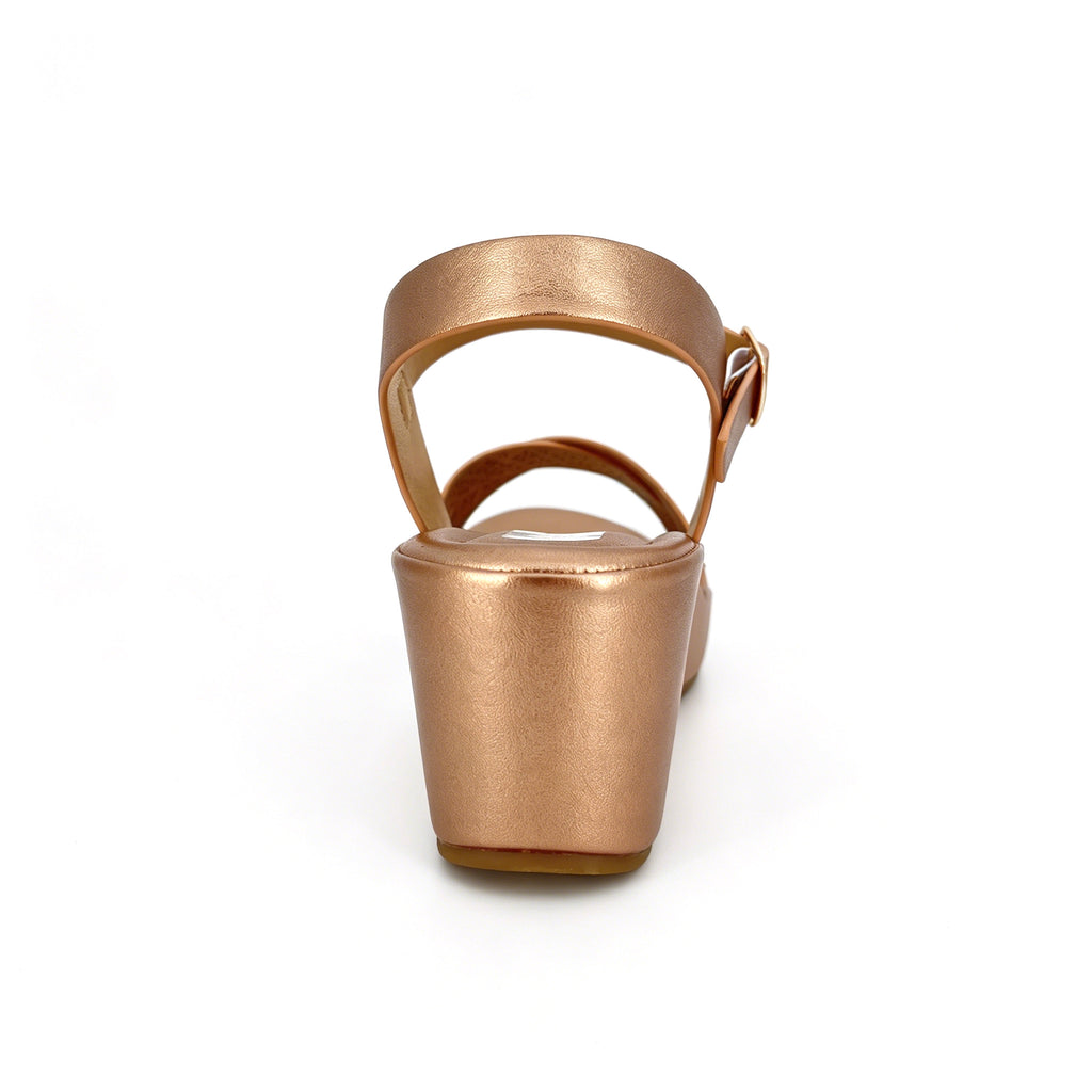 Women's Cross-Strap Laser-Cut Rhinestone Wedge Sandals | Wholesale Platform Sandal | Multi-Color | EU 35–41