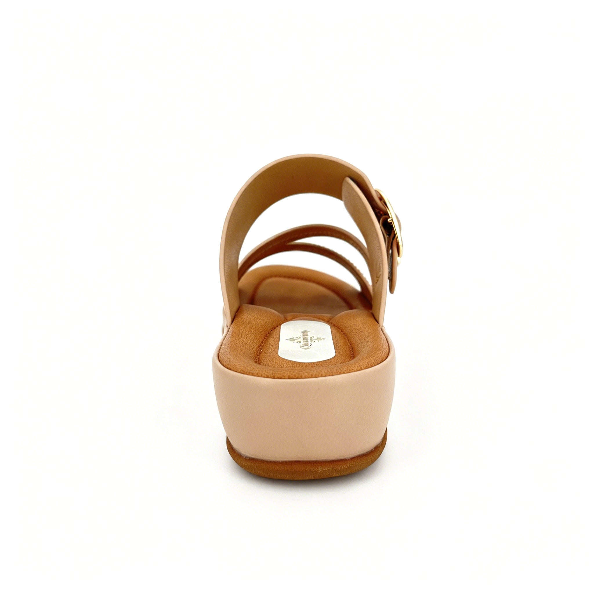 Women's Triple-Strap Laser-Cut Rhinestone Wedge Mule Sandals | Wholesale Platform Slide | Multi-Color | EU 35–41