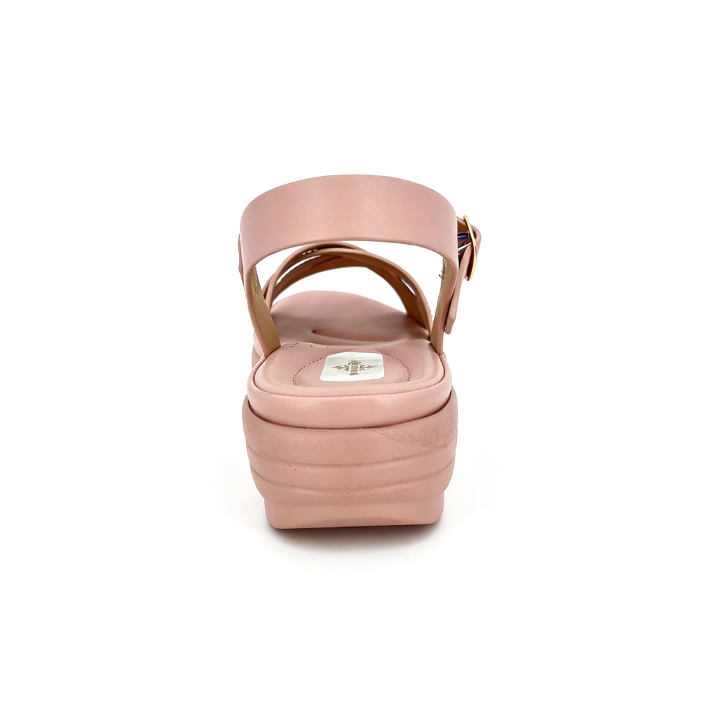 Women's Crystal Cross-Strap Wedge Sandals | Wholesale Platform Comfort Sandal | Multi-Color | EU 28–41