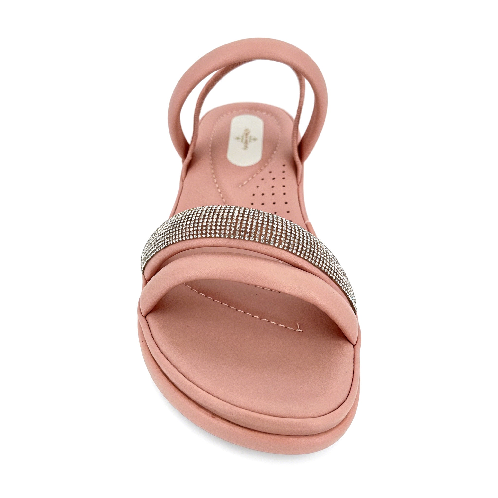 Women's Crystal-Band Double-Strap Wedge Slingback Sandals | Wholesale Comfort Platform Sandal | Multi-Color | EU 28–41