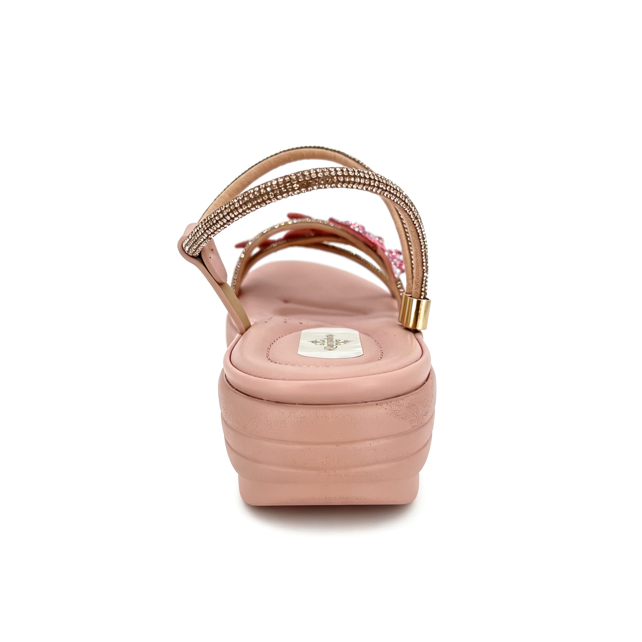 Women's 3D Butterfly Rhinestone Strappy Wedge Sandals | Wholesale Platform Comfort Sandal | Multi-Color | EU 28–41