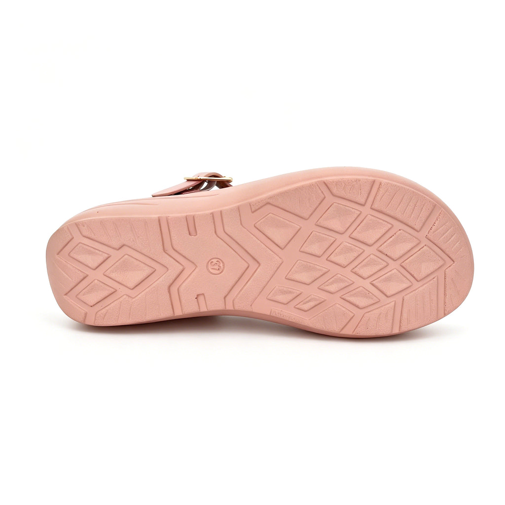 Women's Rhinestone Laser-Cut Single-Strap Wedge Sandals | Wholesale Comfort Platform Sandal | Multi-Color | EU 28–41