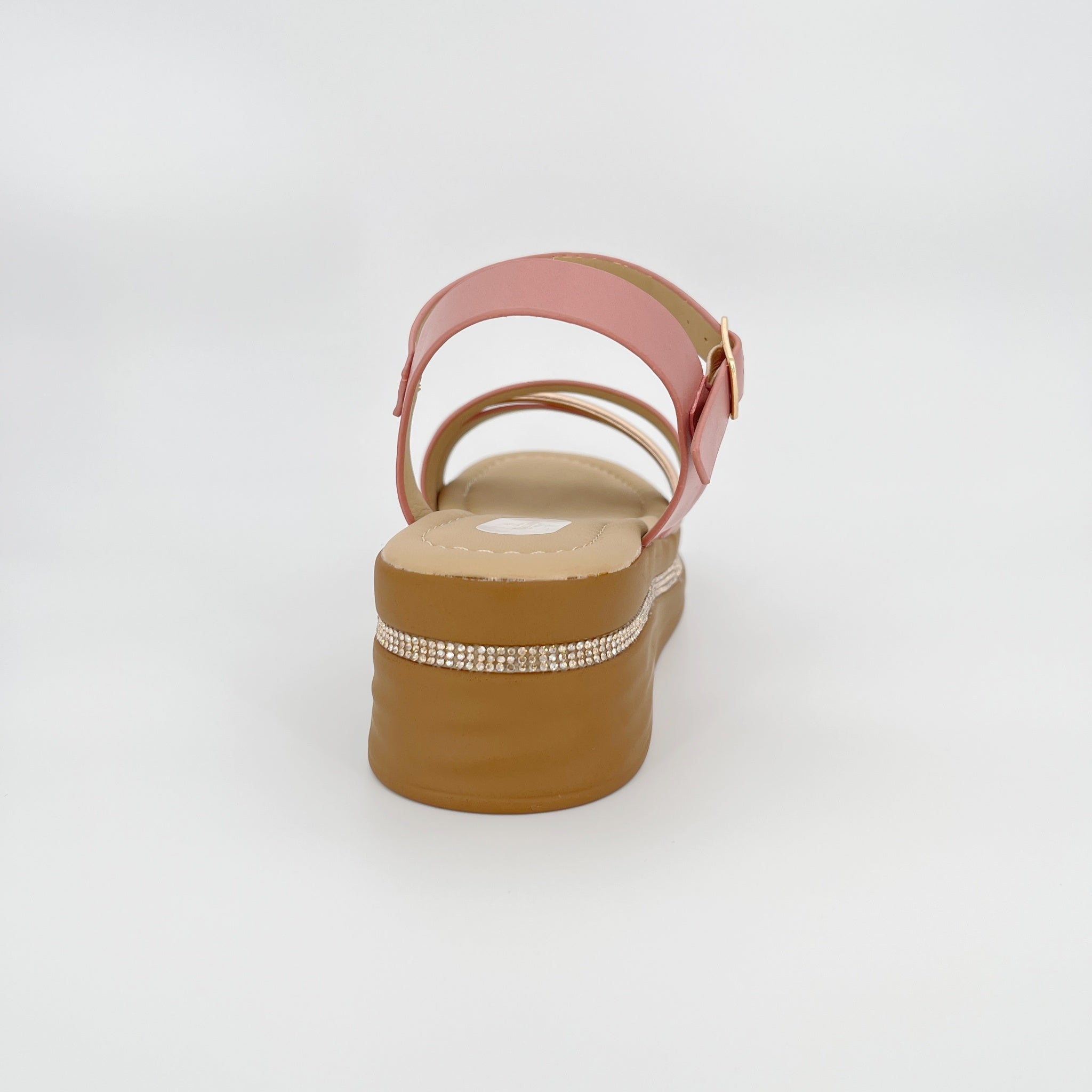 ZC Women's Rhinestone-Trim Wedge Sandals – Wholesale | Comfort Fit | Multi-Color Options